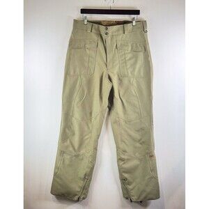 Rossignol Gore Tex Womens Ski Pants Brown Ankle Zip Waterproof Snowboard Large